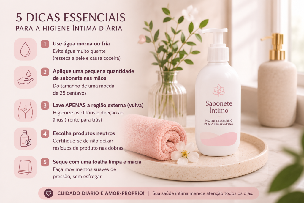 5 dicas para a higiene íntima diária