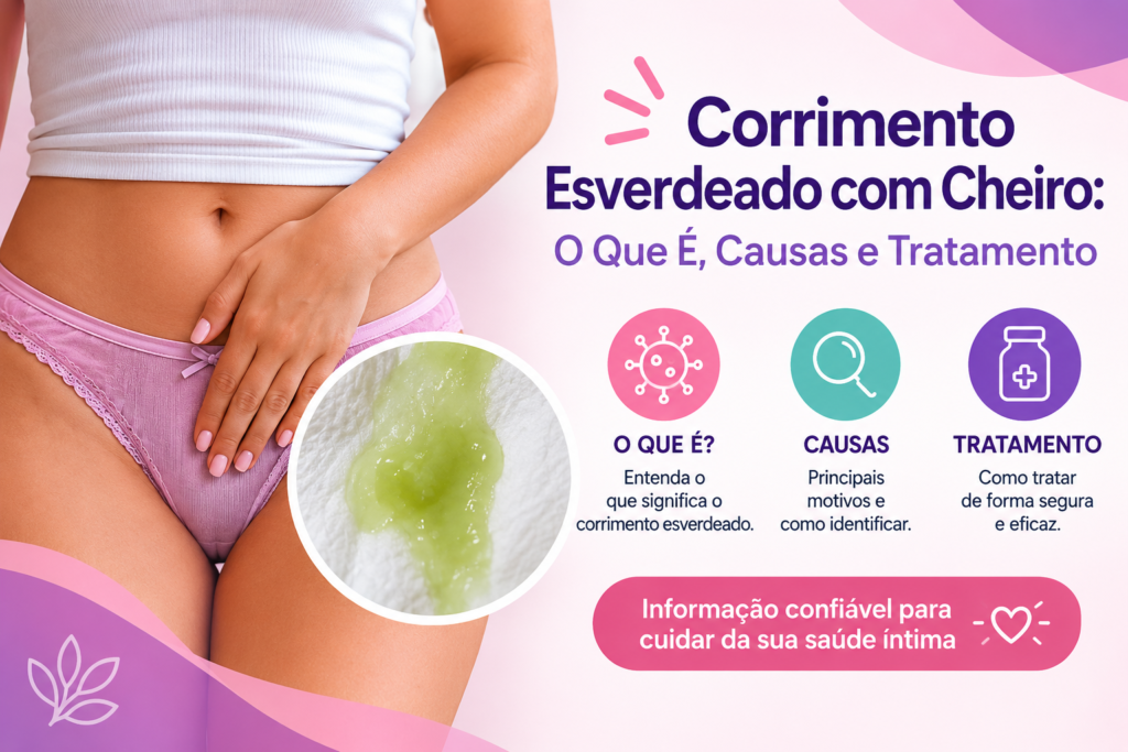 causas mais frequentes do corrimento vaginal,corrimento esverdeado