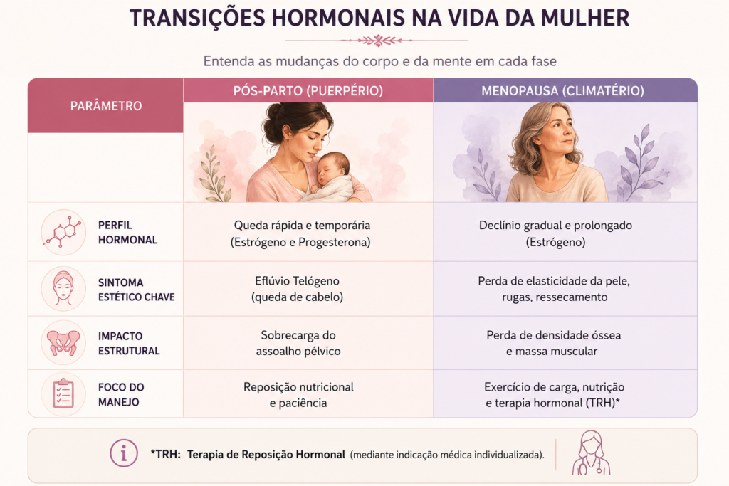 Transições hormonais na vida da mulher