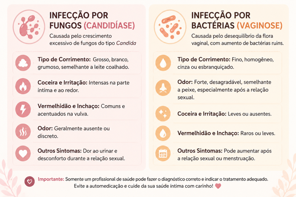 infográfico comparando os cuidados recomendados com os hábitos que devem ser evitados para ajudar a manter a saúde íntima